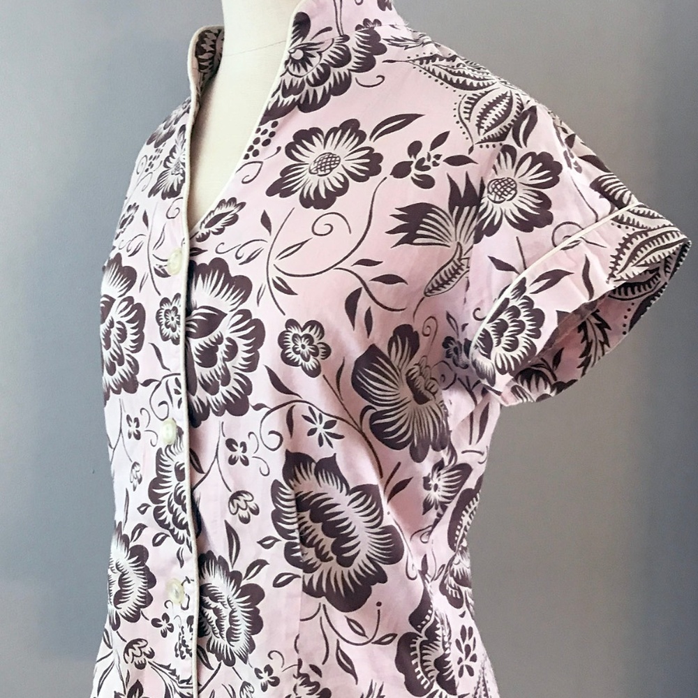Pajama Top, Vintage Cotton Pajamas, Bedhead Pajama
